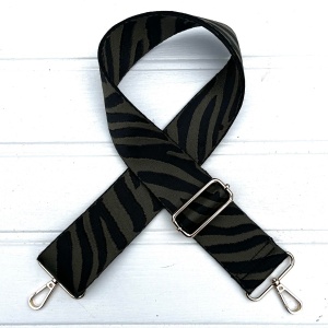 Bag Strap - Khaki Zebra